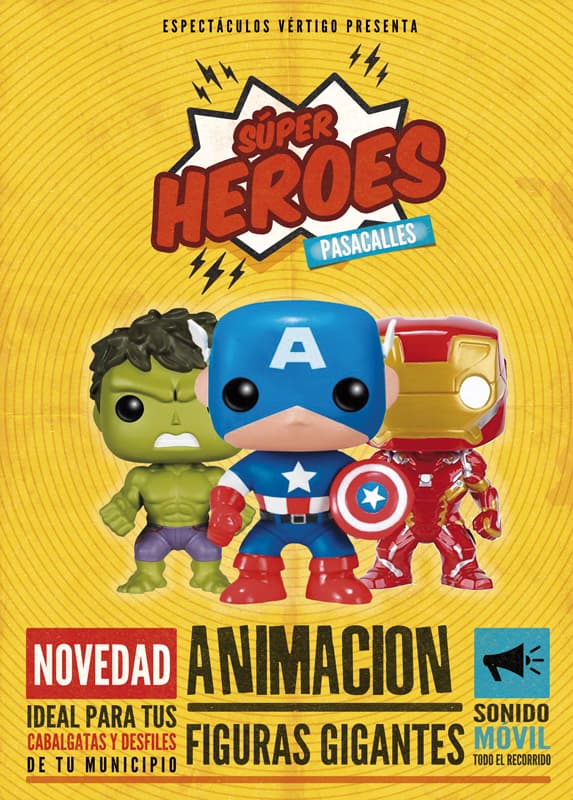 Pasacalles-Super-Heroes