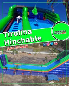 Tirolina-hinchable